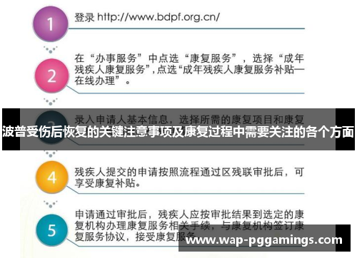 波普受伤后恢复的关键注意事项及康复过程中需要关注的各个方面
